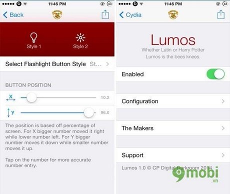 Hướng dẫn bật nhanh đèn Flash trên iPhone iPad Lumos-2