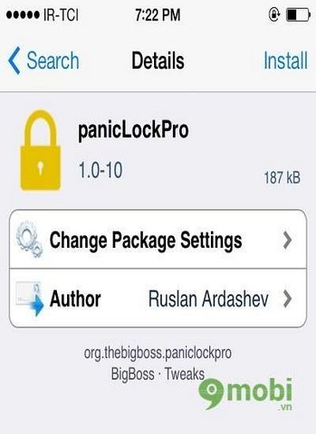 Hướng dẫn cài mật khẩu cho ứng dụng trên IOS PanicLockPro-1