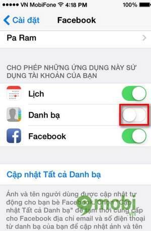 Hướng dẫn xóa danh sách người dùng trong Facebook trên iPhone iPad Xoa-danh-ba-facebook-iphone-2