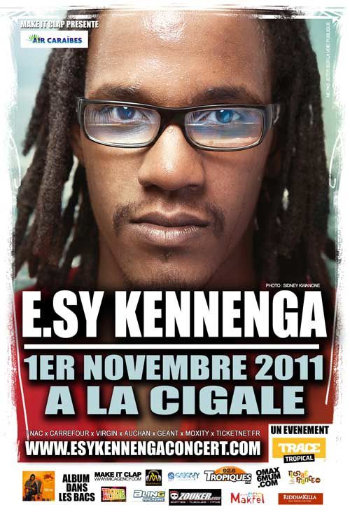 E.SY KENNENGA | 1ER NOVEMBRE A LA CIGALE Flyerrectoweb