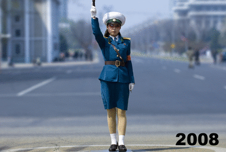 Pyongyang Traffic Girl 1979 - you've come a long way, baby. L