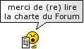 Charte d'utilisation de Forum LAIAA deux en 1 Charte