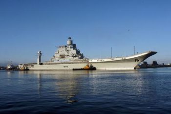 Porte-avions indien INS Vikramaditiya INS-Vikramaditya