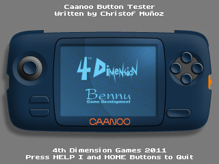 Caanoo Teste de Botões. Caanoo_button_tester