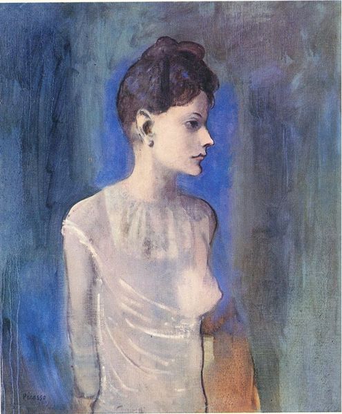 Vos Poèmes ...  - Page 8 Picasso-femme-a-la-chemise--1905