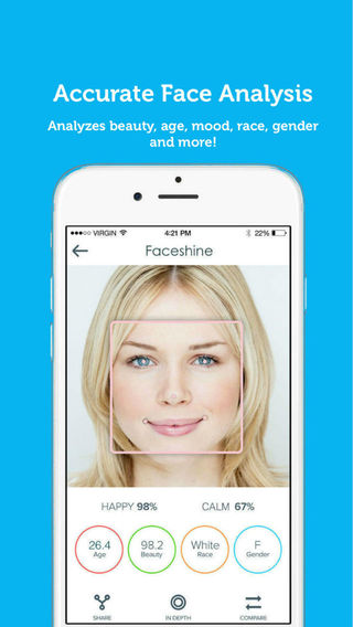  للايل Free Promo Codes for the newly released Facial Recognition app on the app store (promo codes in comments Screen568x568