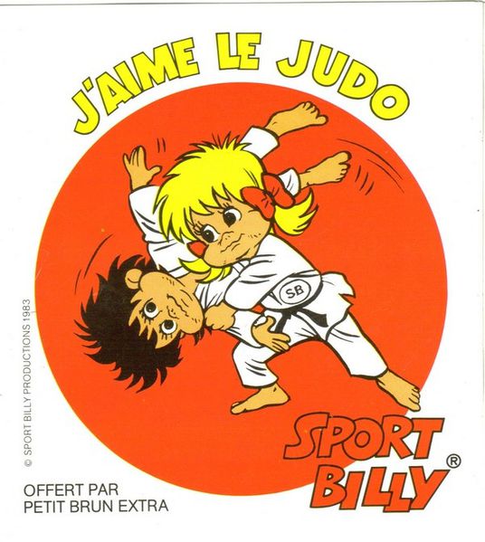 Autocollants Sport Billy Petit brun extra  1