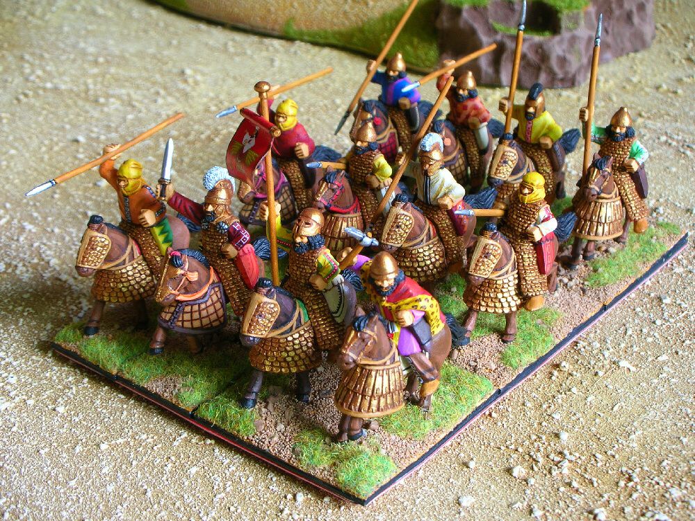 Perses tardifs - figs Vendel Persians---heavy-cavalry