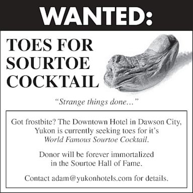 Human Toes Wanted to Complete Famous Cocktail Ht_souretoe_ad_ll_130830_1x1_384