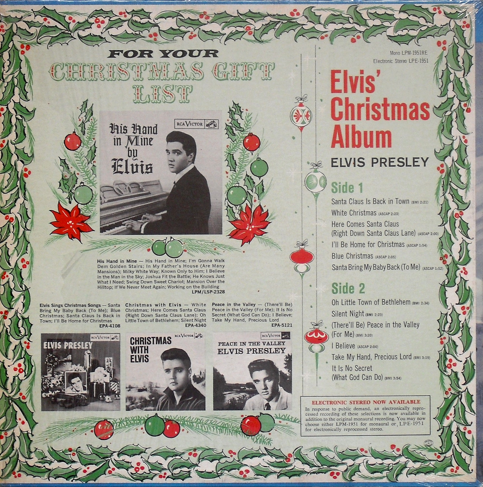 ELVIS' CHRISTMAS ALBUM 02chkjn