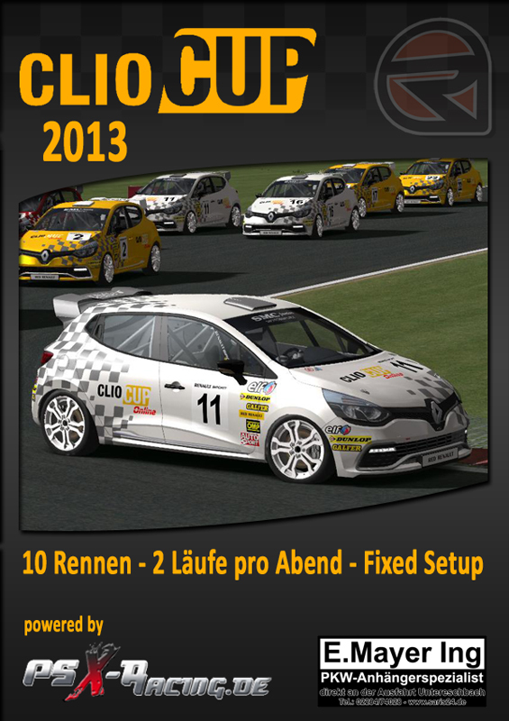 Clio Cup 2012 bei psx-racing.de Cliocupposter6lory