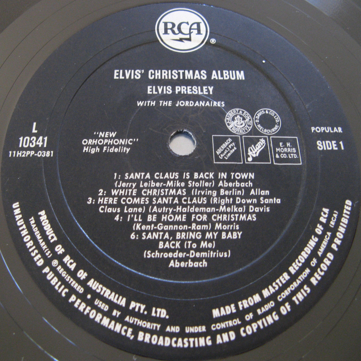 ELVIS' CHRISTMAS ALBUM L10341cqvk2l