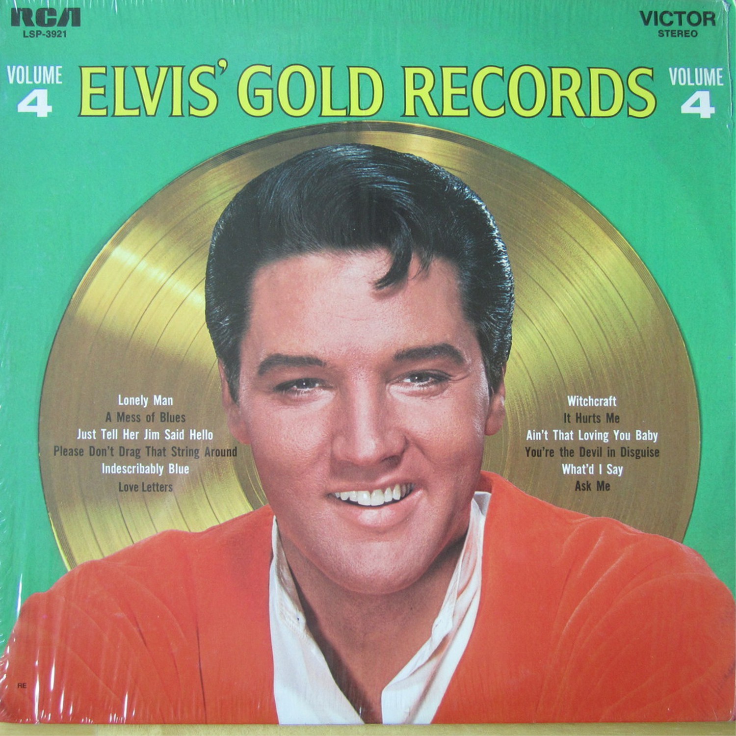 gold - ELVIS' GOLD RECORDS VOL 4 Lsp3921audun1