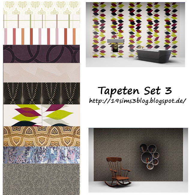 Tapeten Set 3 Tapetenset30kszc