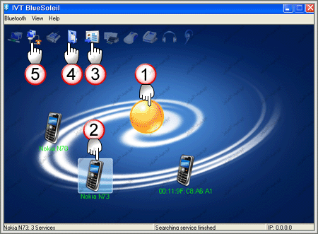 برنامج BlueSoleil لارسال واستقبال البلوتوث اصدار جدي 7