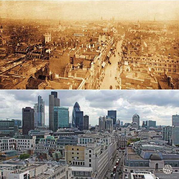  مدينة لندن قبل وبعد 115 سنة  X-171