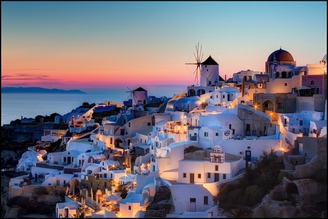 سانتوريني أجمل الجزر اليونانية... Santorini-1