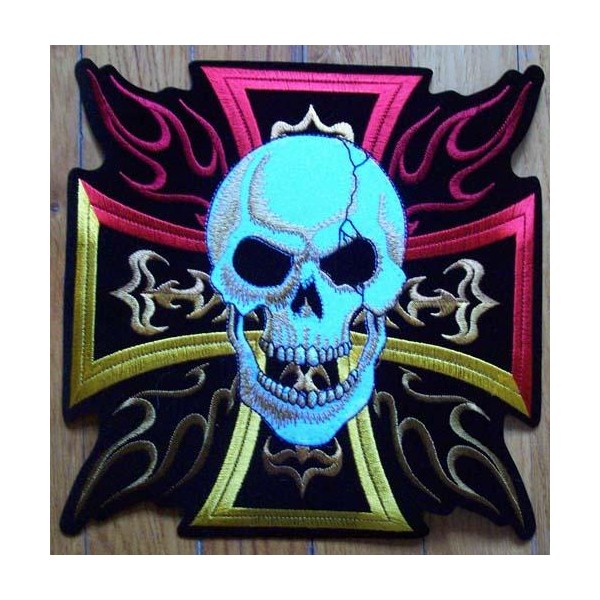 Accessoires de Bikers - Page 2 Patch-croix-de-malte-en-couleur-grand-model-accessoires-motard