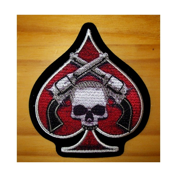 Accessoires de Bikers - Page 2 Patch-as-de-pique-skull-colt-accessoires-motard