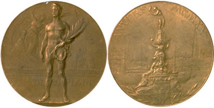 La evolución de las medallas olímpicas en los últimos 118 años Olympic_gold_medals_06