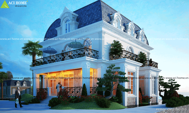  Classic villa 2 floors luxury Biet-thu-co-dien-2-tang-1