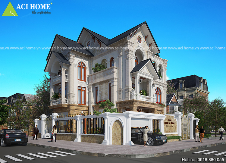 Cùng Aci Home xem qua những thiết kế biệt thự kiểu pháp đẹp Thiet-ke-cai-tao-biet-thu-kieu-Phap-hoan-hao-tai-Xuan-La-HN-1