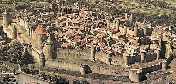 Villes françaises -Carcassonne +-Les jardins - et autres 937e1d1c