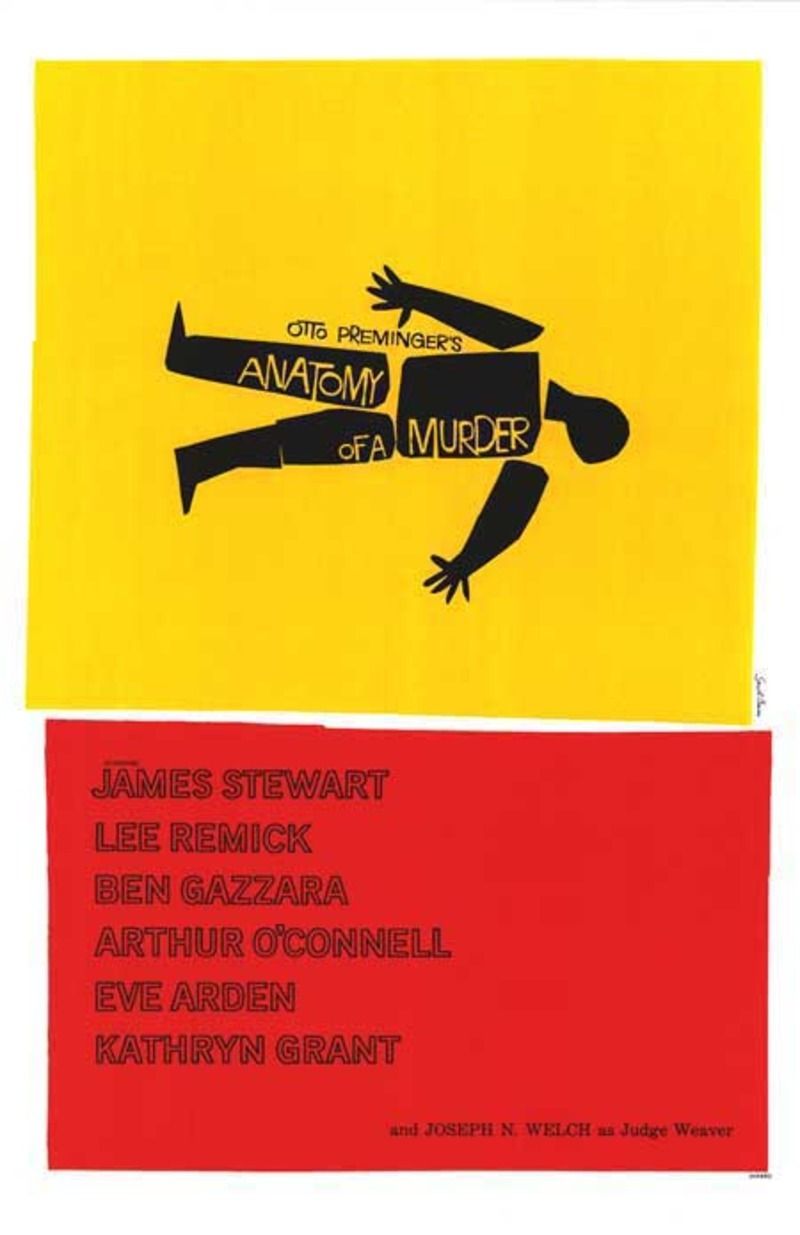 Années 50 - Saul Bass - cinéma et autres... Anatomy_1959