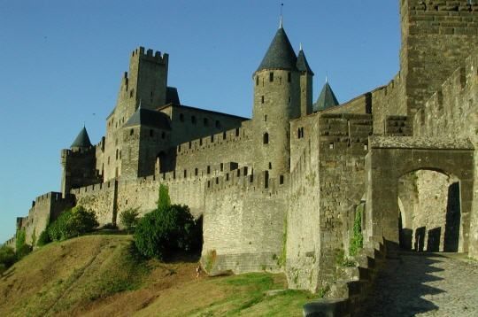 Villes françaises -Carcassonne +-Les jardins - et autres Porte-243726-229f4f2