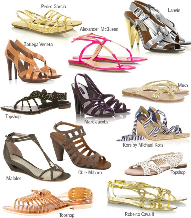 Chaussures et chaussons -Le sabot - suite -et autres(historique,photos) Sandales-tendances1