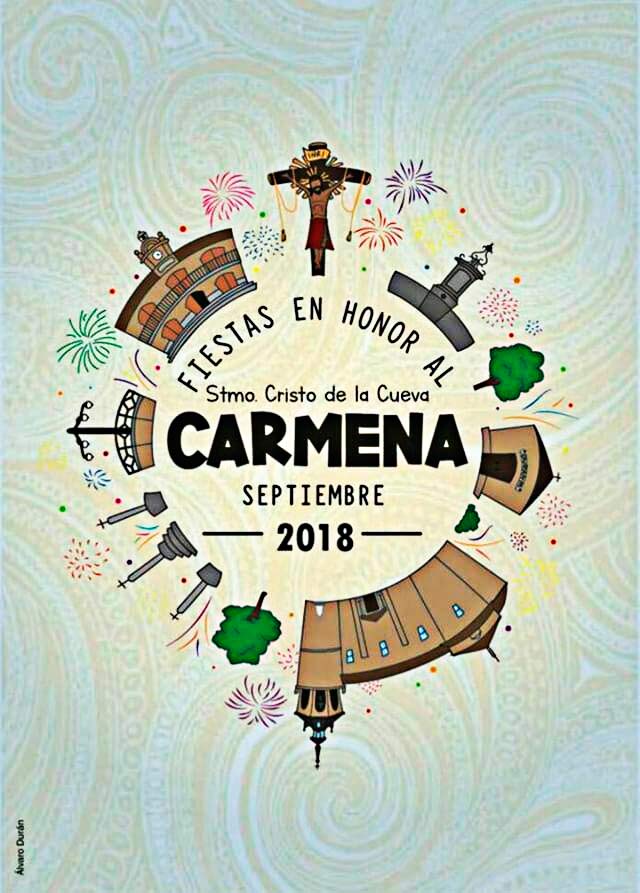 Programa de las fiestas en honor al Stmo. Cristo de la Cueva 2018 en Carmena, septiembre de 2018 Carmena18_0