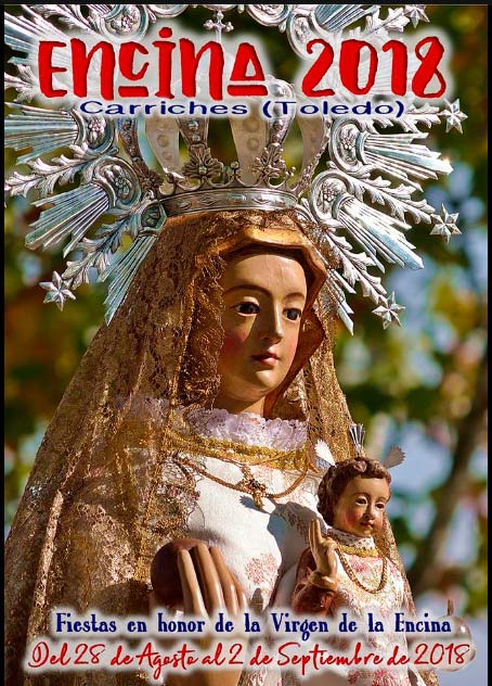 Programa de las fiestas en honor de la Virgen de la Encina 2018 en Carriches Fiestascarriches18_0