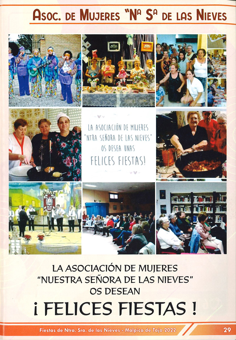 Programa de las Fiestas de Malpica de Tajo 2022 en honor a Ntra. Sra. de las Nieves (del 22 de julio al 7 de agosto de 2022) Nieves22_17