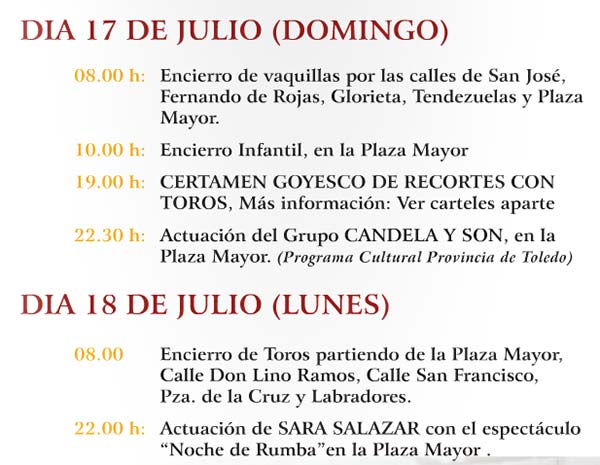 Programa de fiestas 2016 de la Puebla de Montalbán en honor al Cristo de la Caridad Fiestaspuebla16_5