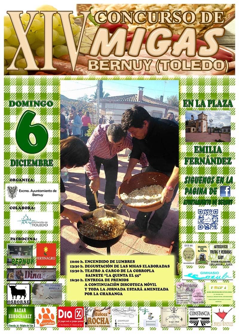 XIV Concurso de migas en Bernuy el domingo 6 de diciembre de 2015 MigasBernuy_6_12_15