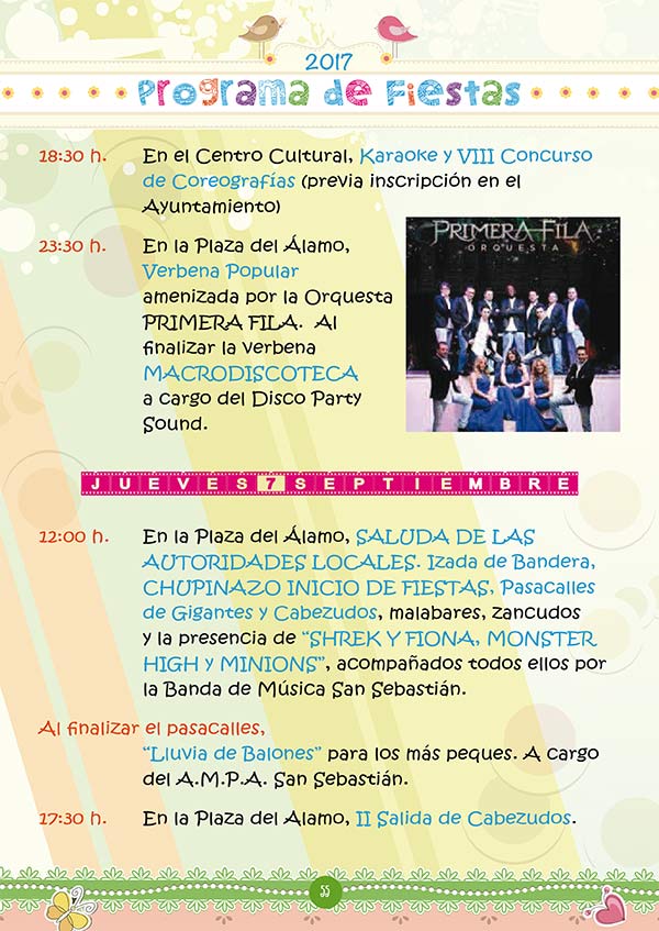 Fiestas Los Navalucillos 2017. Programa de las fiestas en honor de Ntra. Sra. de las Saleras 2017 en los Navalucillos Navalucillos2017_4