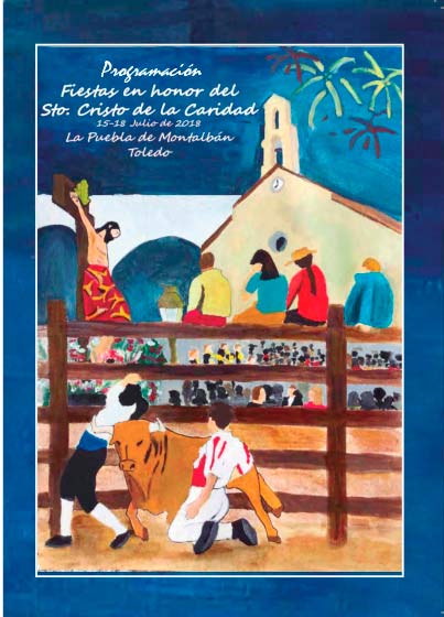 Programa de las fiestas 2018 en honor al Stmo. Cristo de la Caridad en La Puebla de Montalbán (del 15 al 18 de julio) Portada