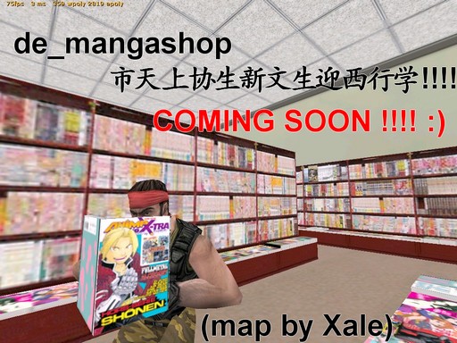 Les 1ers screen de ma map !!! Mangashop