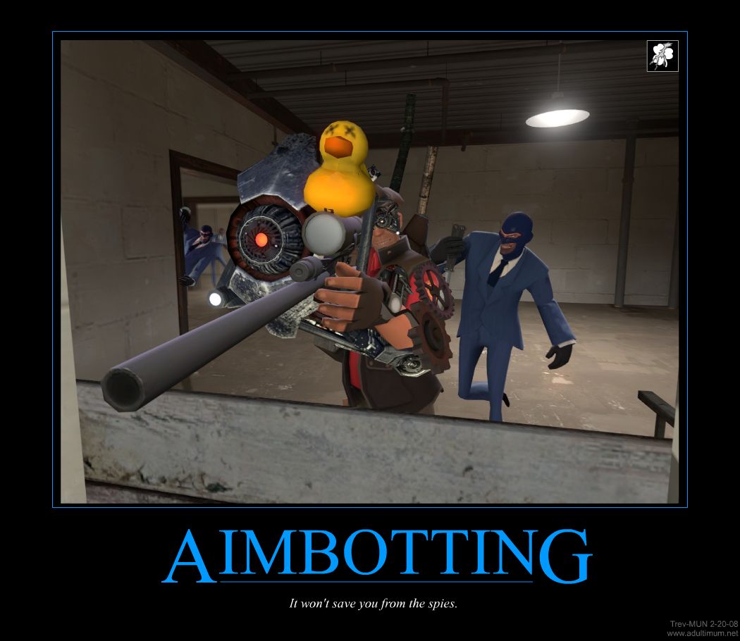 Divine admits it TF2_Demotivator_-_Aimbotting