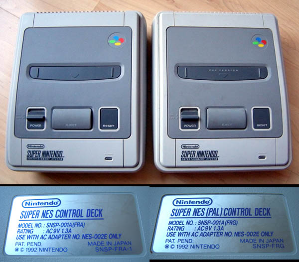 [le saviez vous ?] [3] les différences entre la SNES française et la SNES PAL 3-nin-snes-pal-consoles