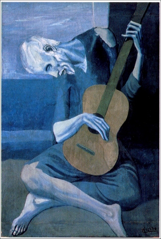 موسوعة لأشهر الرسامين العالميين مع شرح كل صورة Picasso-guitar