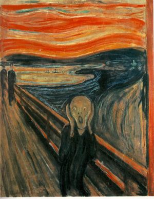 موسوعة لأشهر الرسامين العالميين مع شرح كل صورة Scream