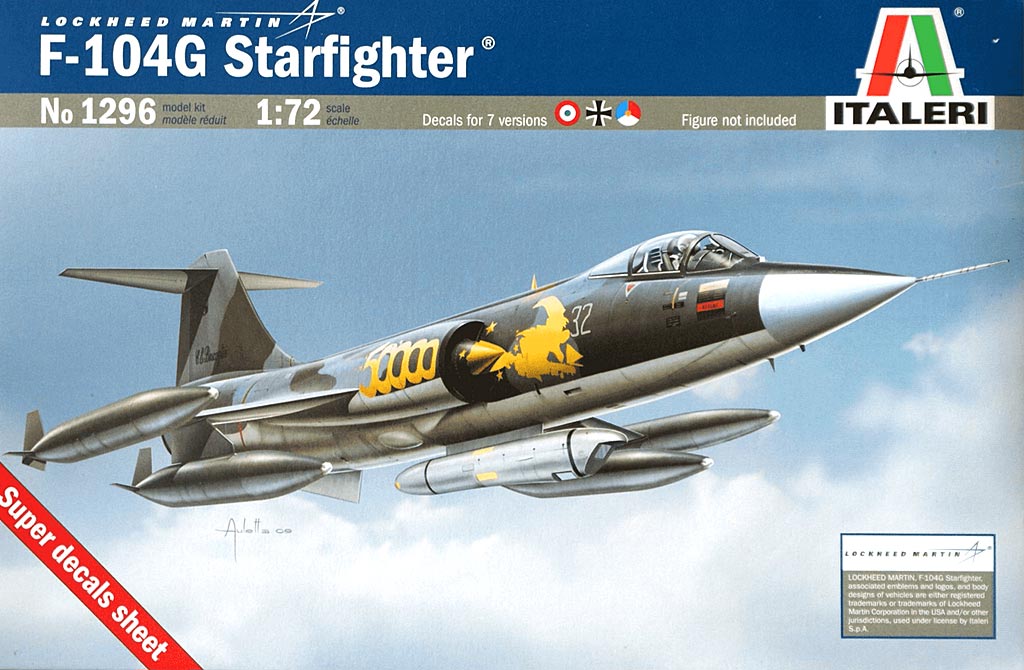 [ITALERI] Fiat RF-104G Starfighter Boite01