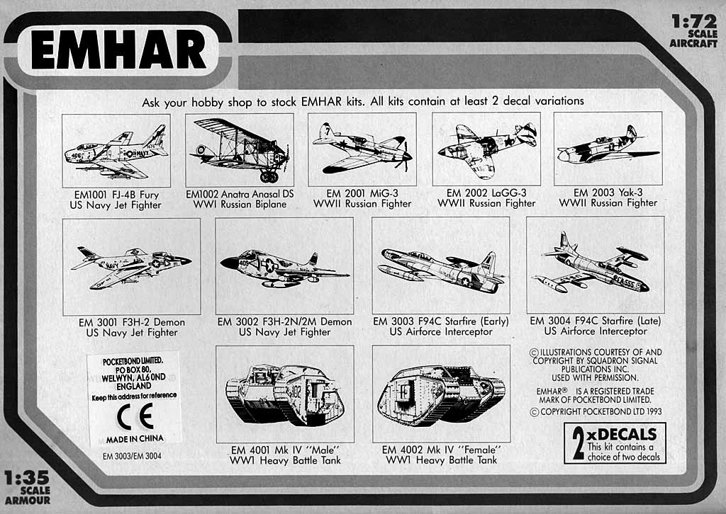  [ chrono Septembre 2015 ][ EHMAR] F-94C Starfire - Page 3 Dos