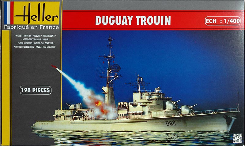 Frégate anti-sous-marine ASM F 67 D611 DUGUAY TROUIN classe TOURVILLE 1/400ème Réf 81032 Dugaytrouin01