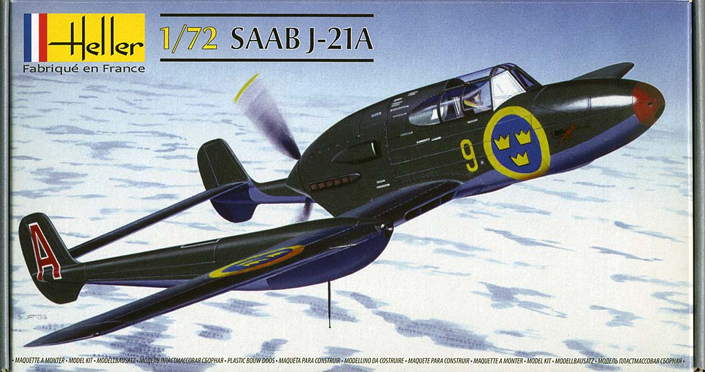 SAAB J 21 A 1/72ème Réf 80261 Saab21boite1