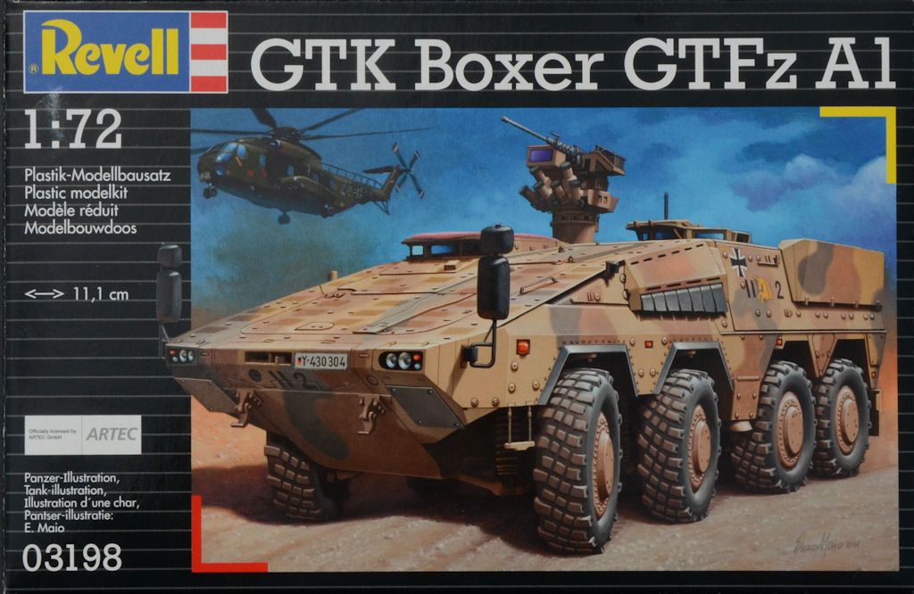 Revell 1/72 GTK Boxer GTFz A1 Afghanistan 2014 Boite