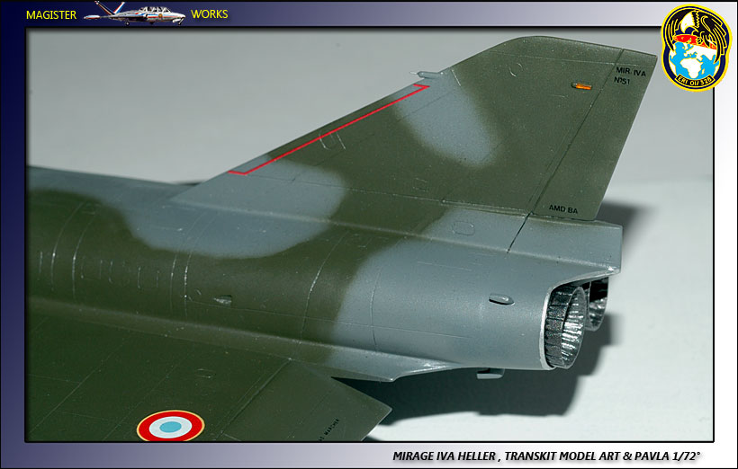 Mirage IVA n°51 BX ERI 01.328 Heller 1/72° Photo204