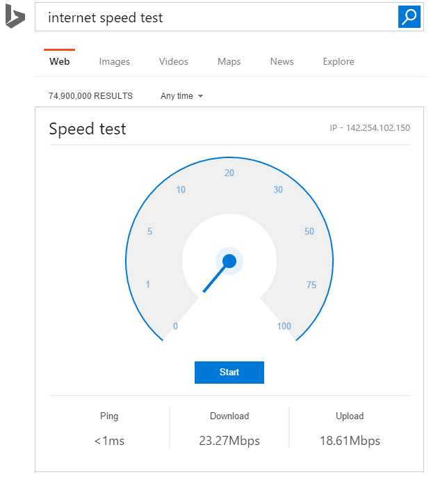 مايكروسوفت تختبر أداة لقياس سرعة الإنترنت ضمن محرك بينغ Bing_internet_speed_test