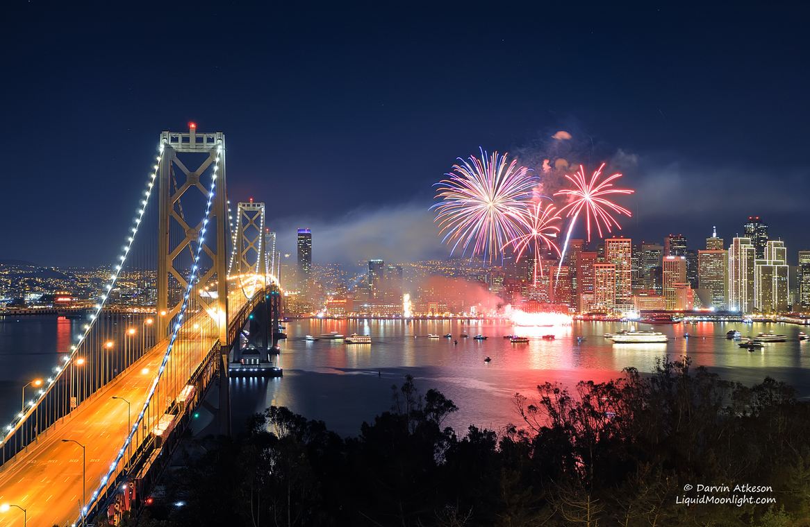 سان فرانسيسكو : الولايات المتحدة / San Francisco San-Francisco-New-Years-Fireworks